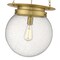 Z-Lite Calhoun Pendant, 1-Light, 13 In.W x 14.75 In.H, Heritage Brass/Clear seedy 7506P13-HBR - alternate 3